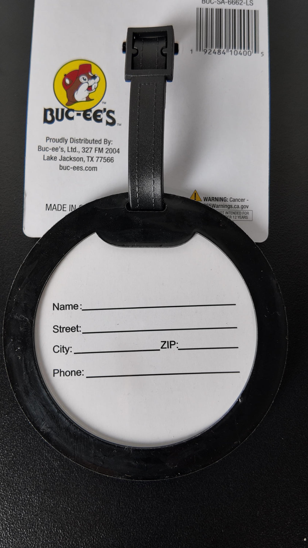 Buc-ee's Bag Tag