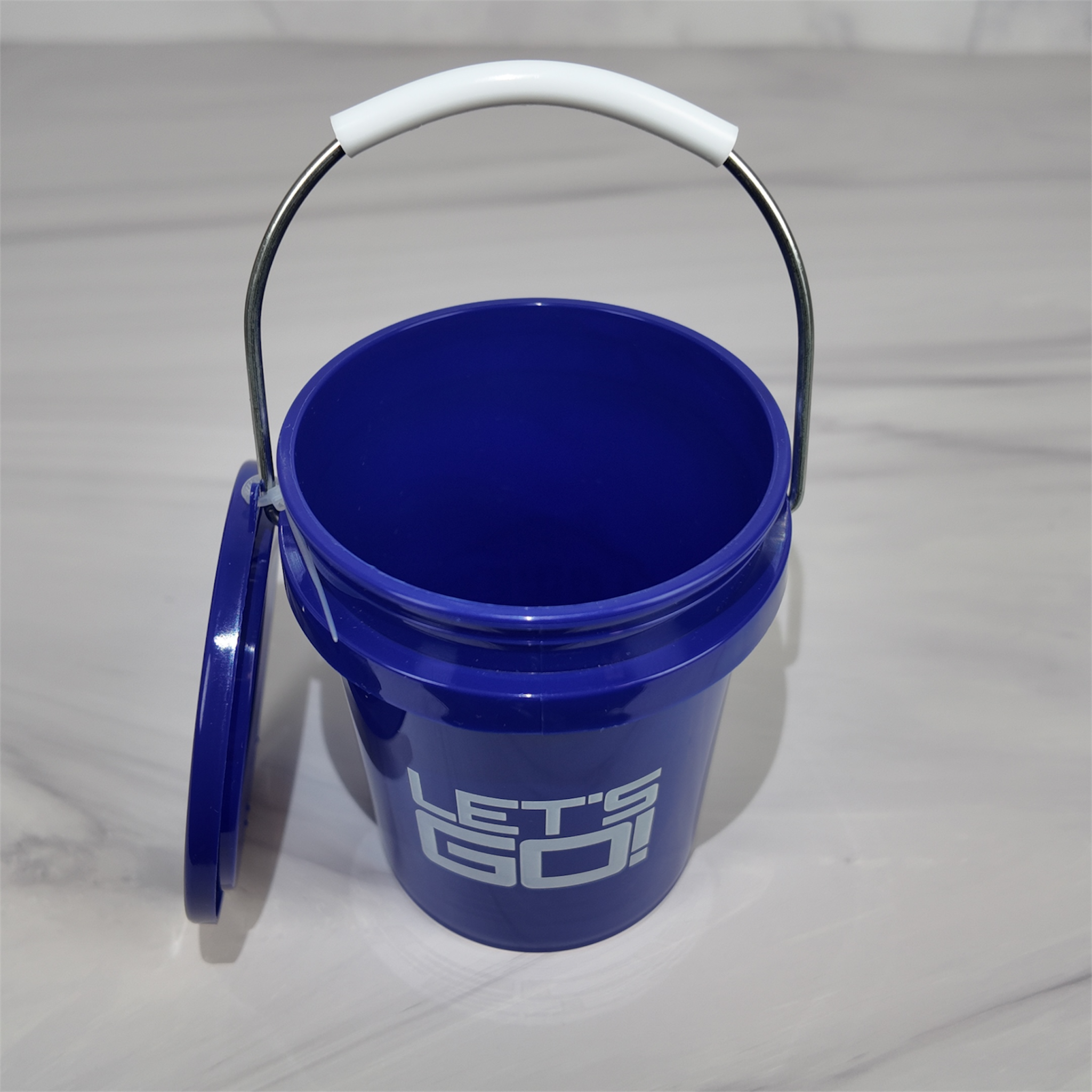 Lowe's Let's Go! Blue Mini Bucket