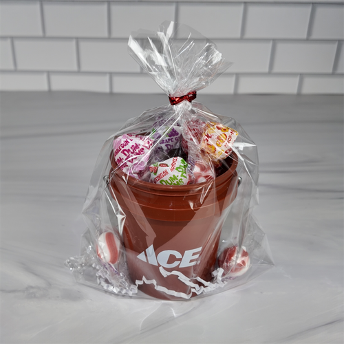 ACE Hardware Brown Mini Bucket Peppermint Lollipop Gift Set
