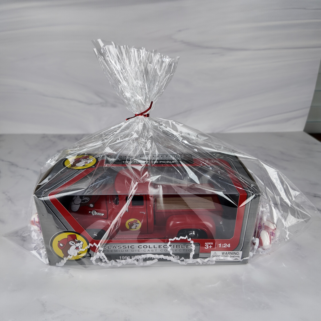 Buc-ee's Collectible 1956 Ford F-100 Pickup Peppermint Candies Truckload Gift Set