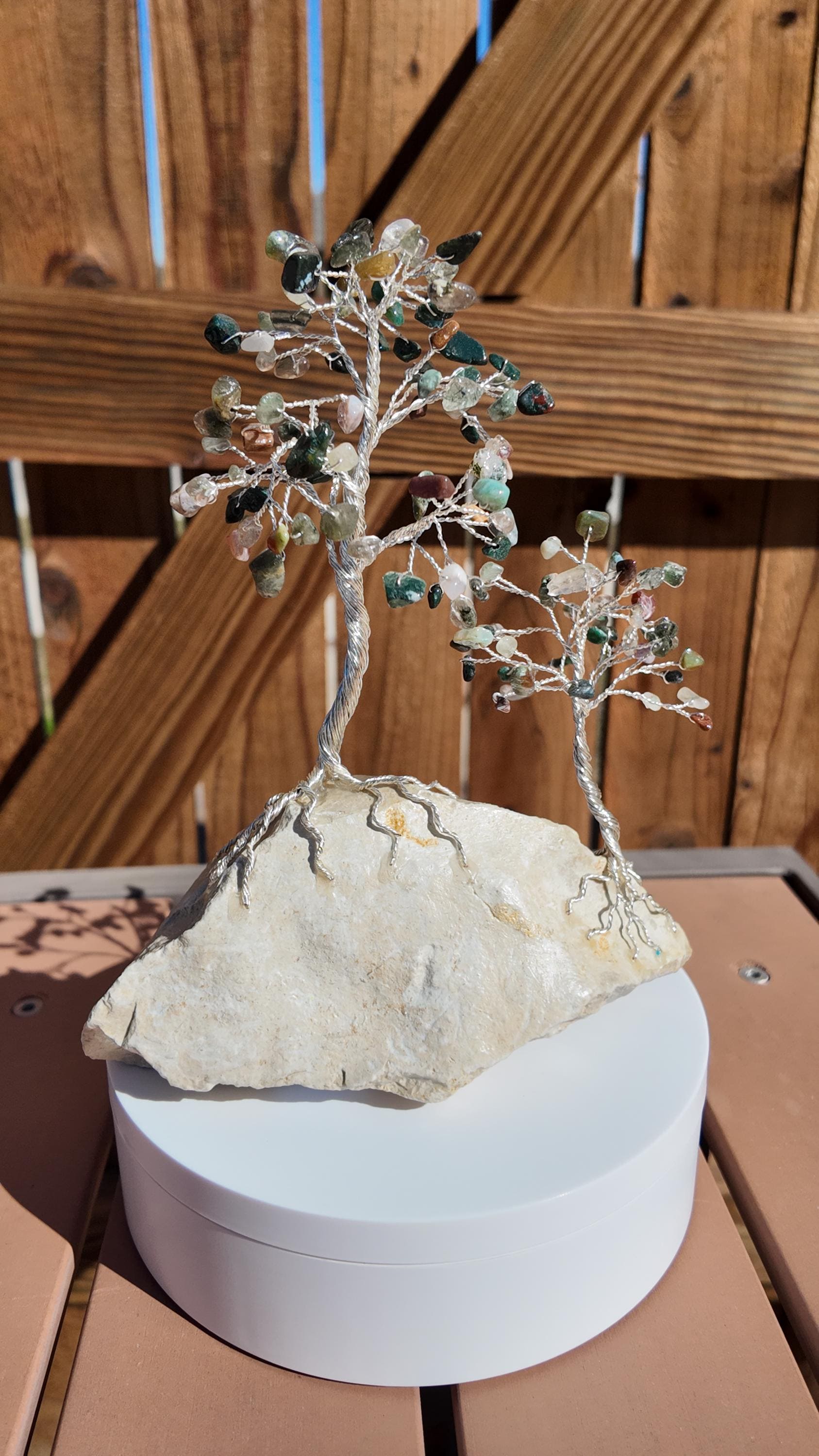 Indian Agate Wire Tree #2515