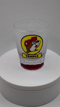 Buc-ee's Smoked Glass Shot Glasses