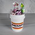 Mernard Classic White Mini Bucket Gift Basket