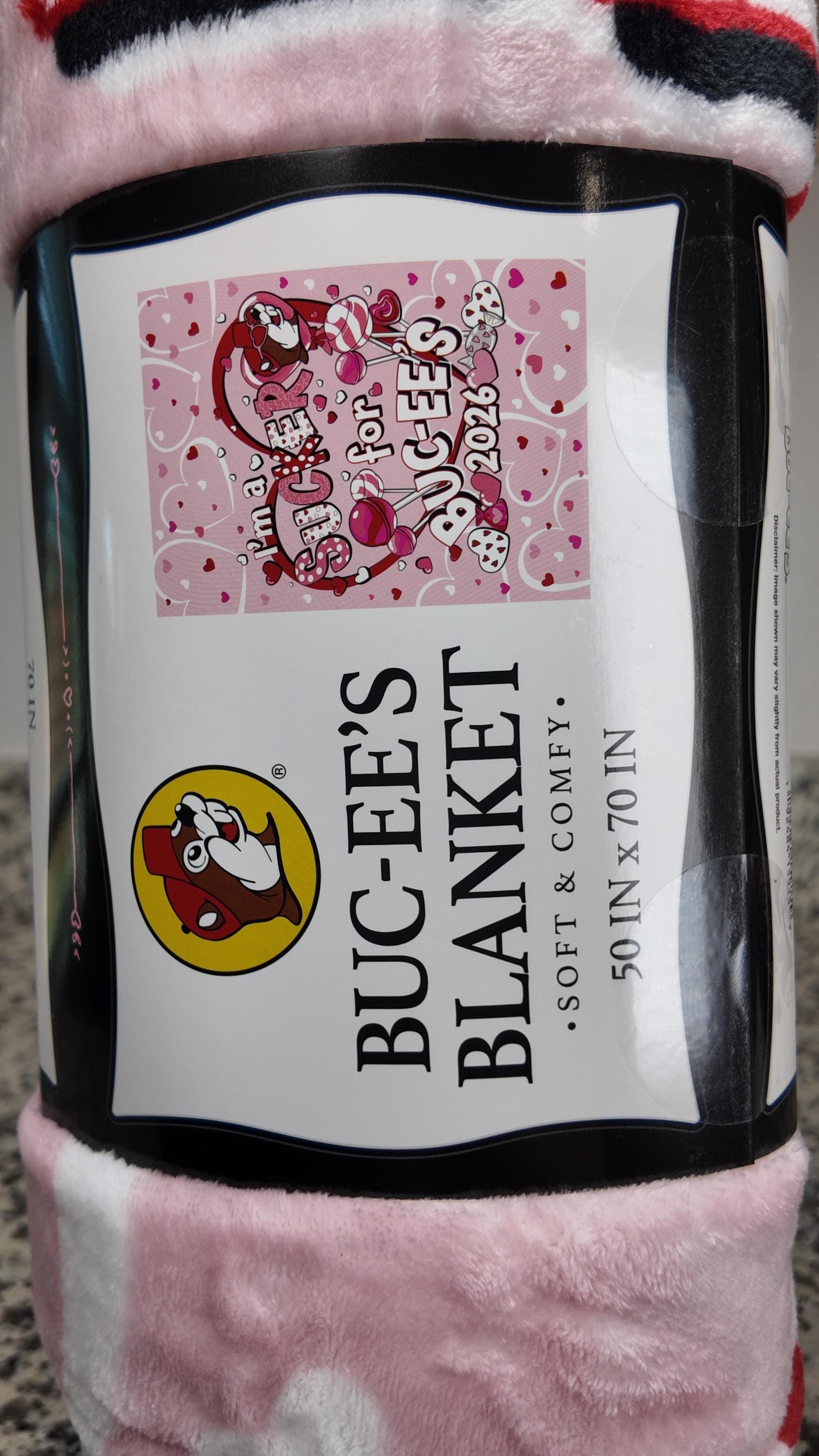 Buc-ee's 2026 Valentines Day Blanket