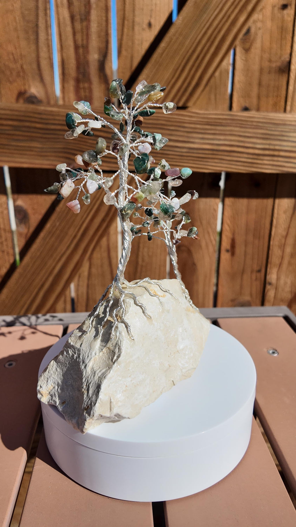Indian Agate Wire Tree #2515