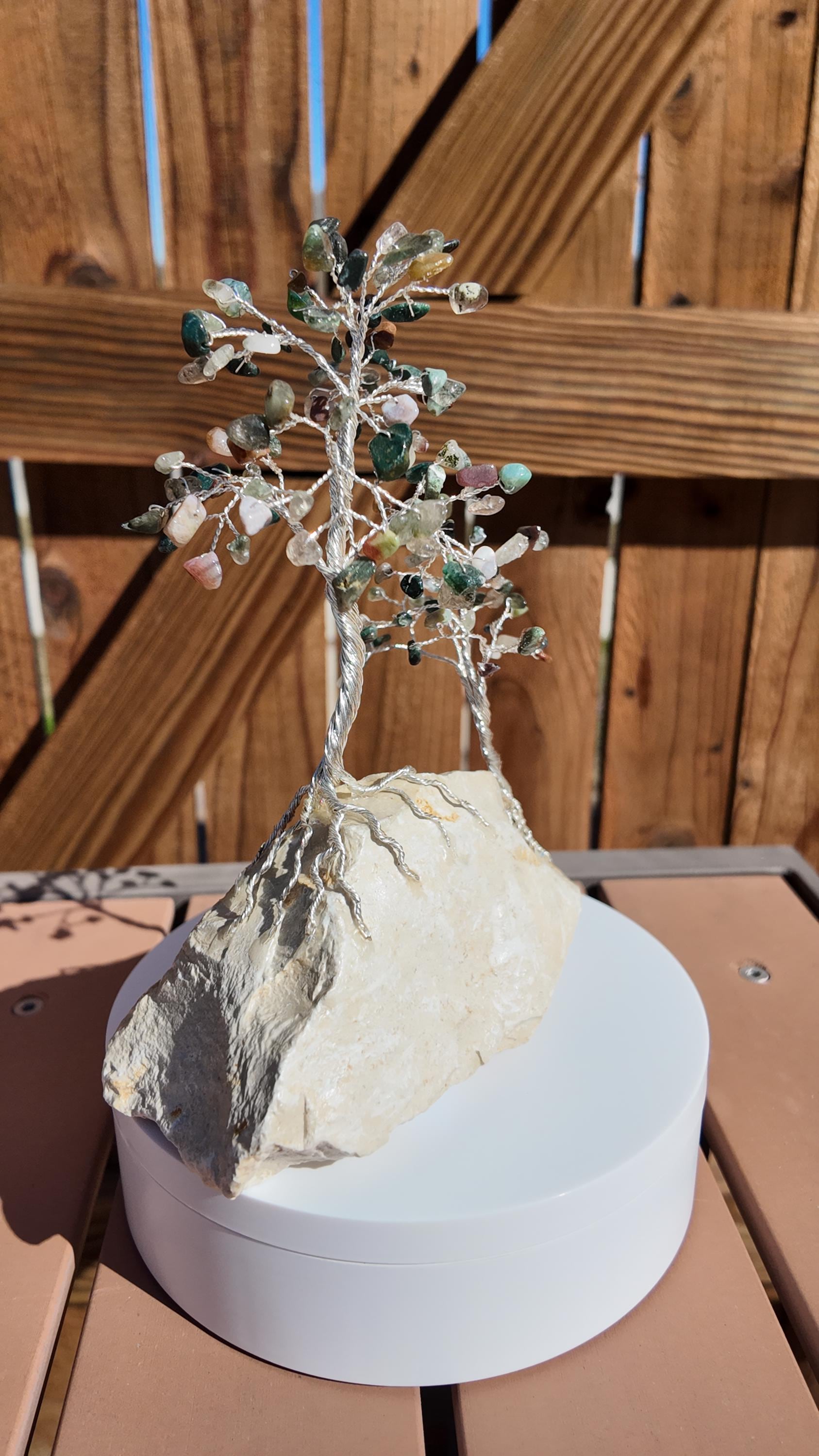 Indian Agate Wire Tree #2515