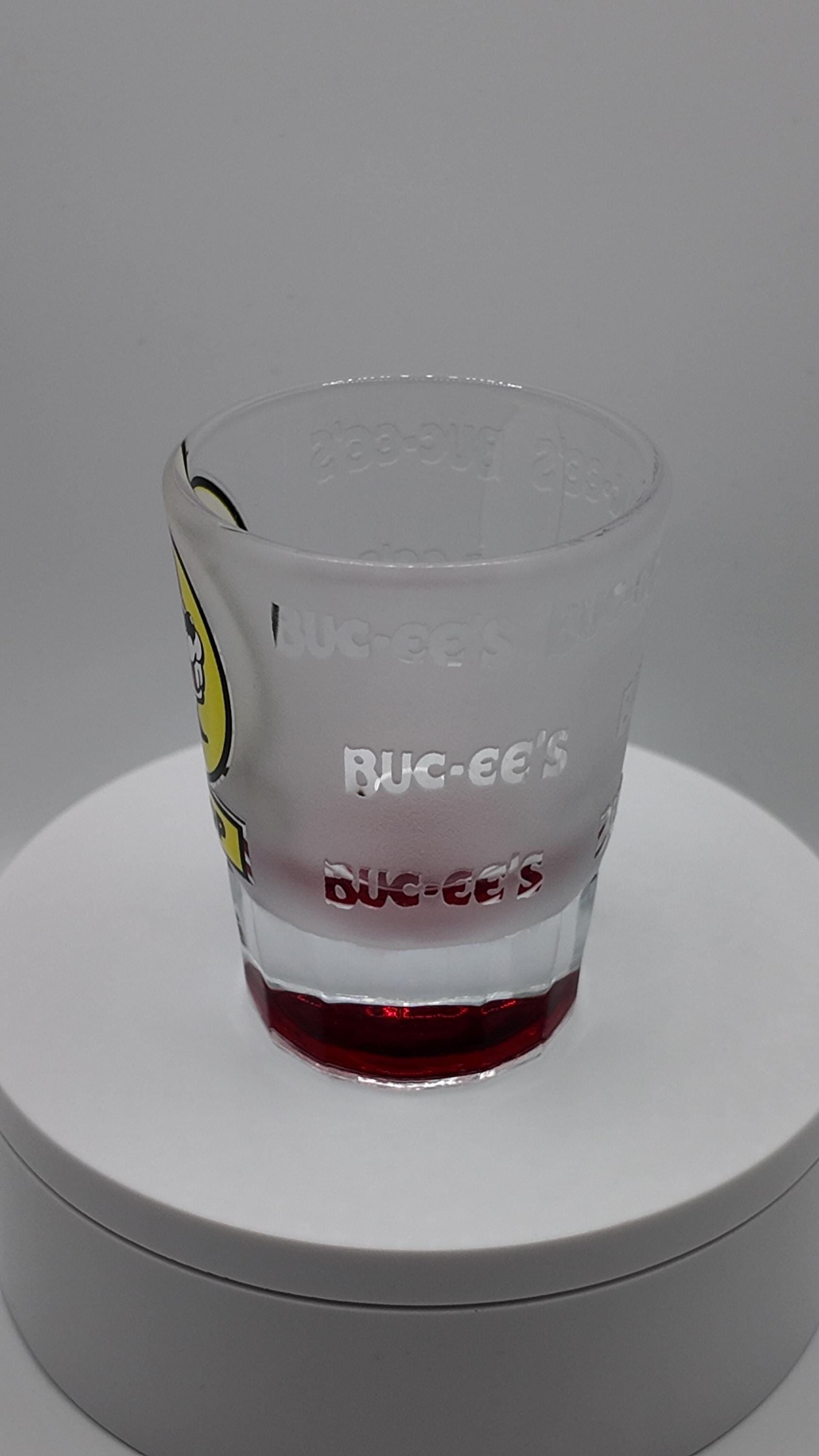 Buc-ee's Smoked Glass Shot Glasses