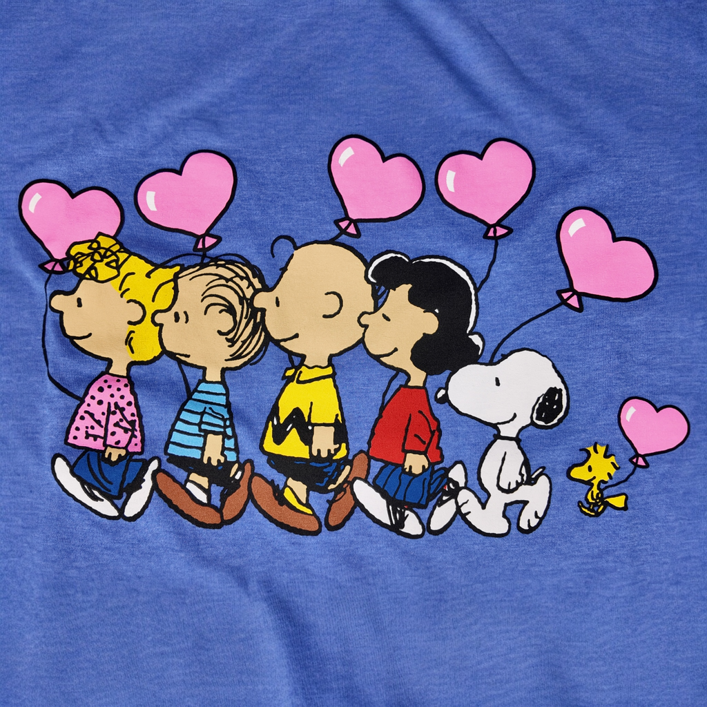 Valentine Themed Peanuts T-Shirt Gift Set (Buc-ee's Collectibles)