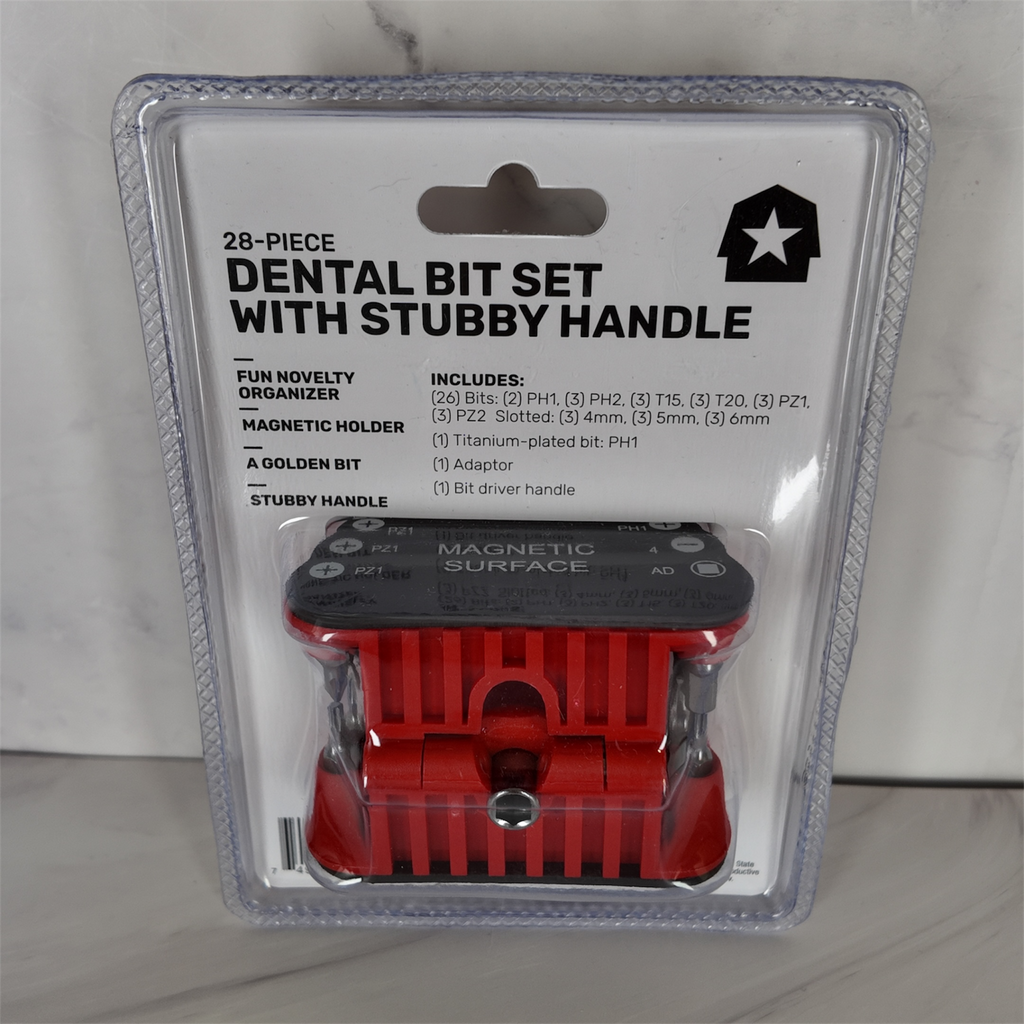 Tractor Supply 28-Piece Dental Bit Set with Stubby Handle Gift Basket