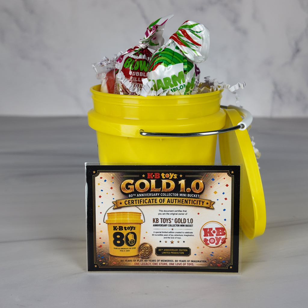 Collectible Mini Bucket Gift Basket – Gold-Yellow (KB)