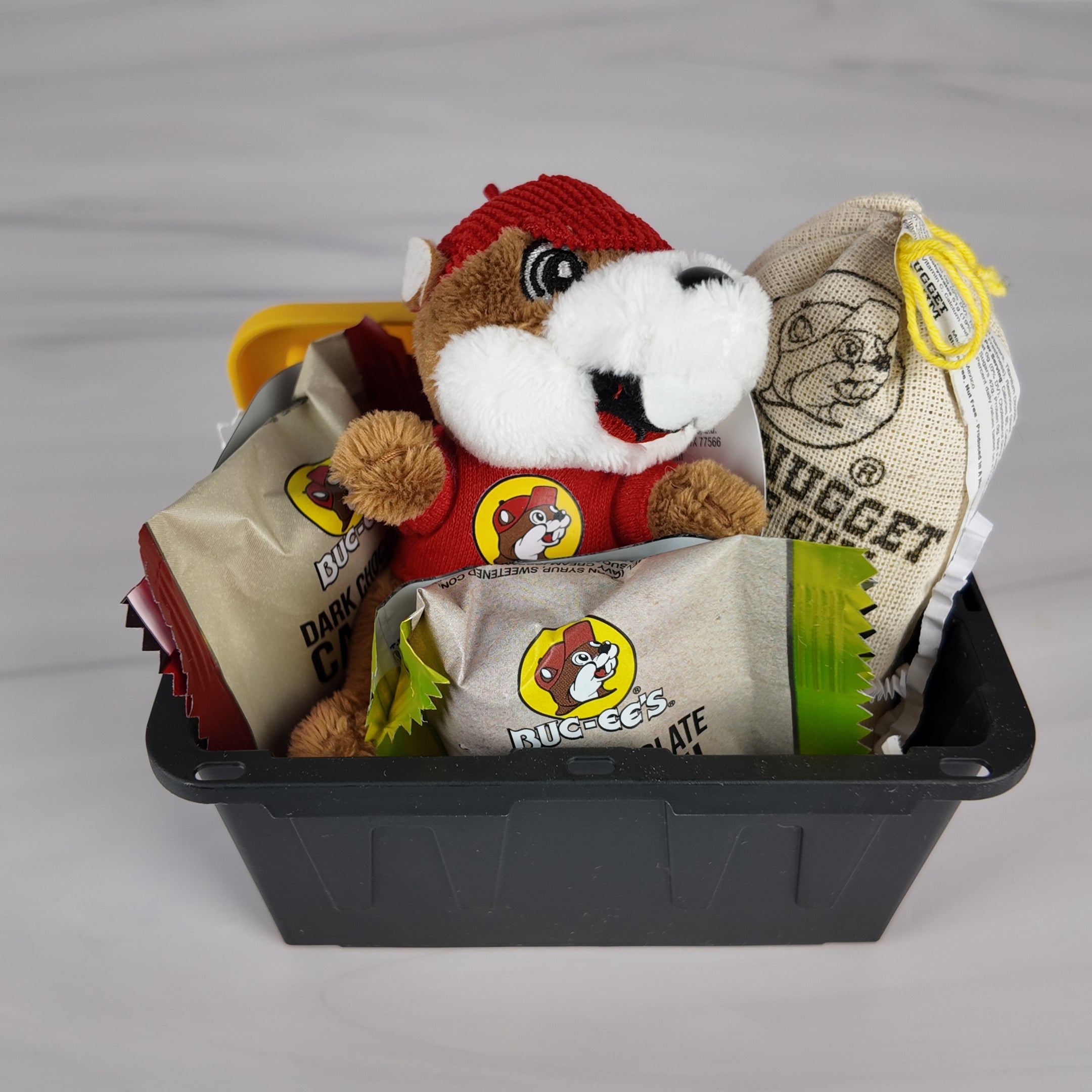 Mini Tote Keychain and Sweets Gift Basket