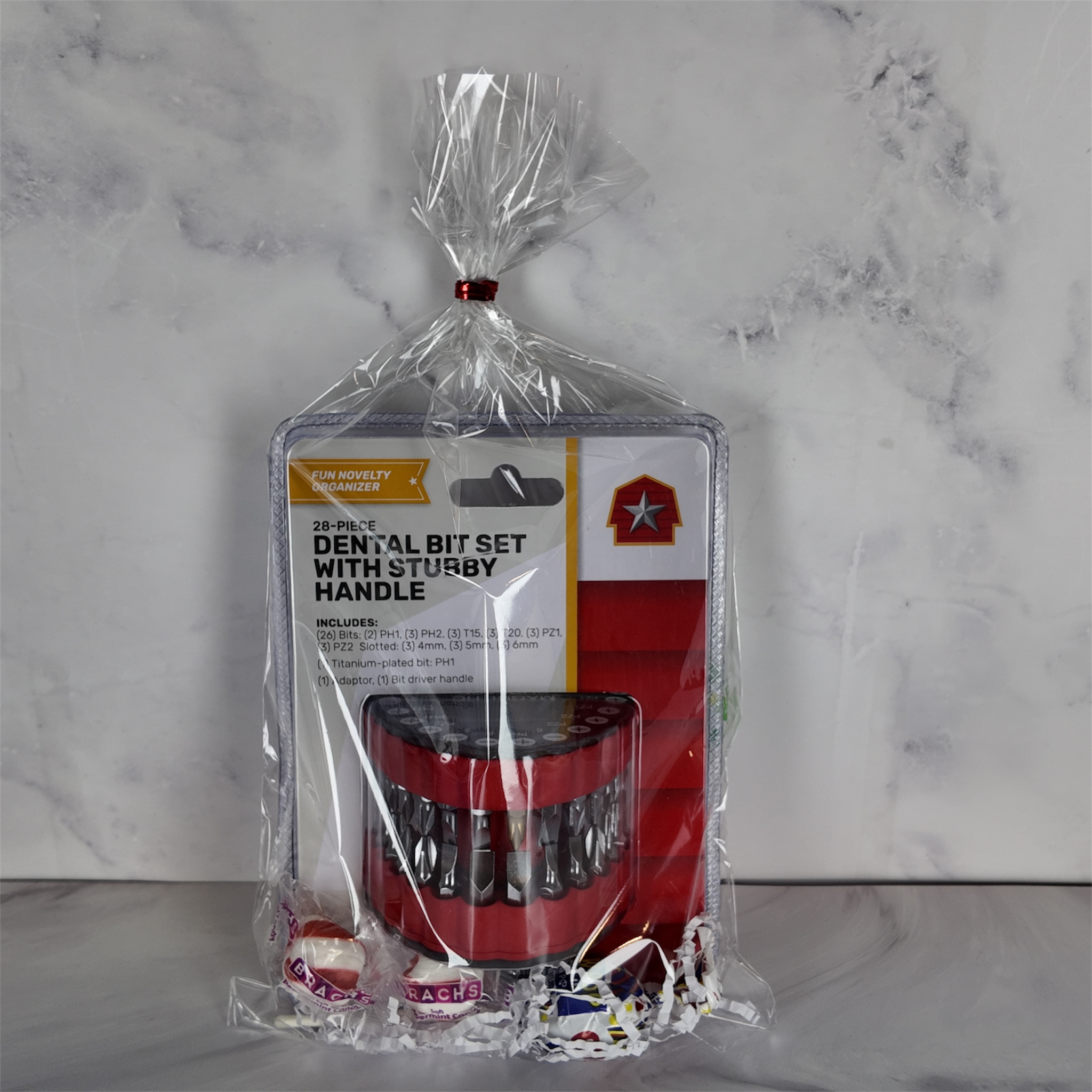 Tractor Supply 28-Piece Dental Bit Set with Stubby Handle Gift Basket