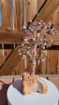 Rhodonite Stone Wire Tree #2506