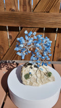 Blue Quartz Wire Tree #2514