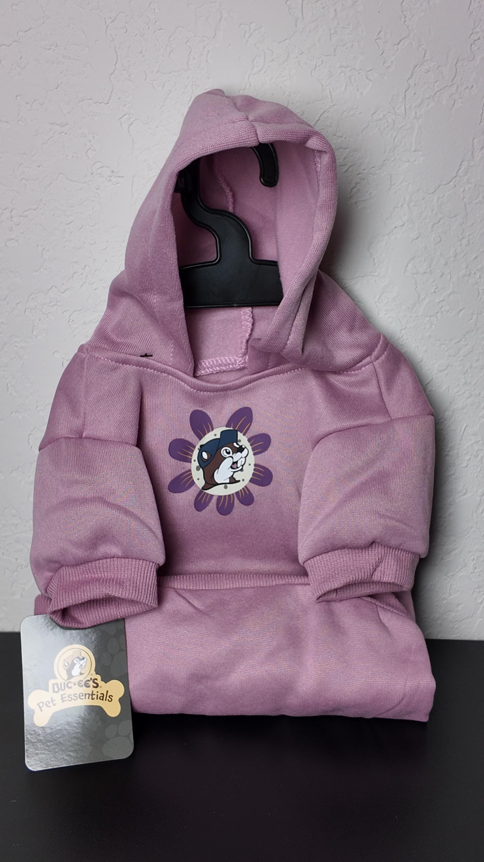 Buc-ee's Pet Hoodie (shirt) Purple