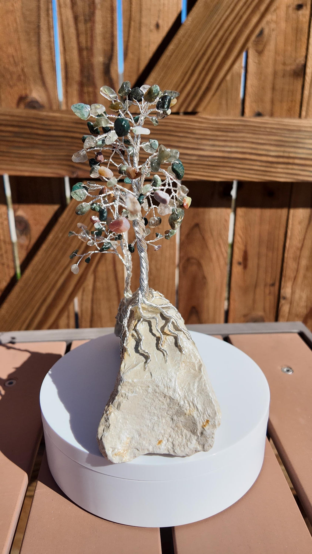 Indian Agate Wire Tree #2515