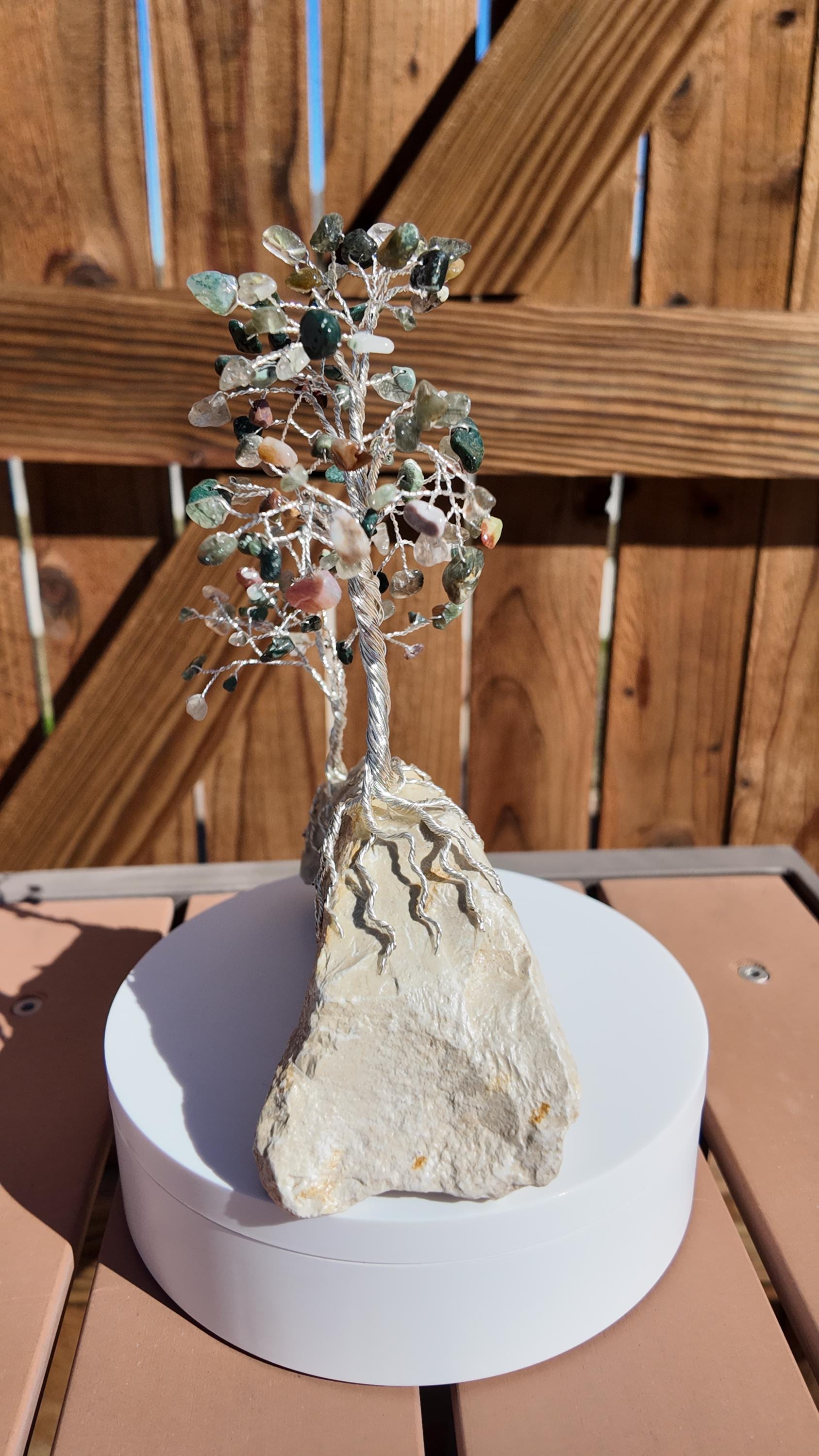 Indian Agate Wire Tree #2515