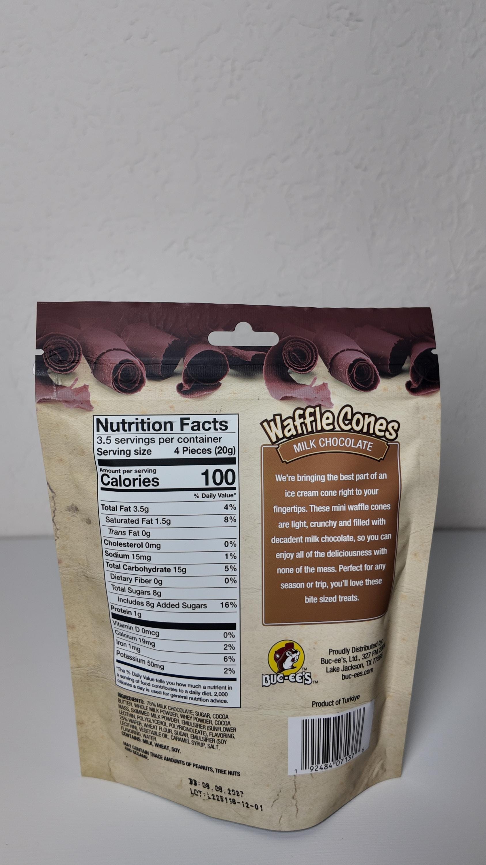 Buc-ee's Waffle Cones Snack Packs
