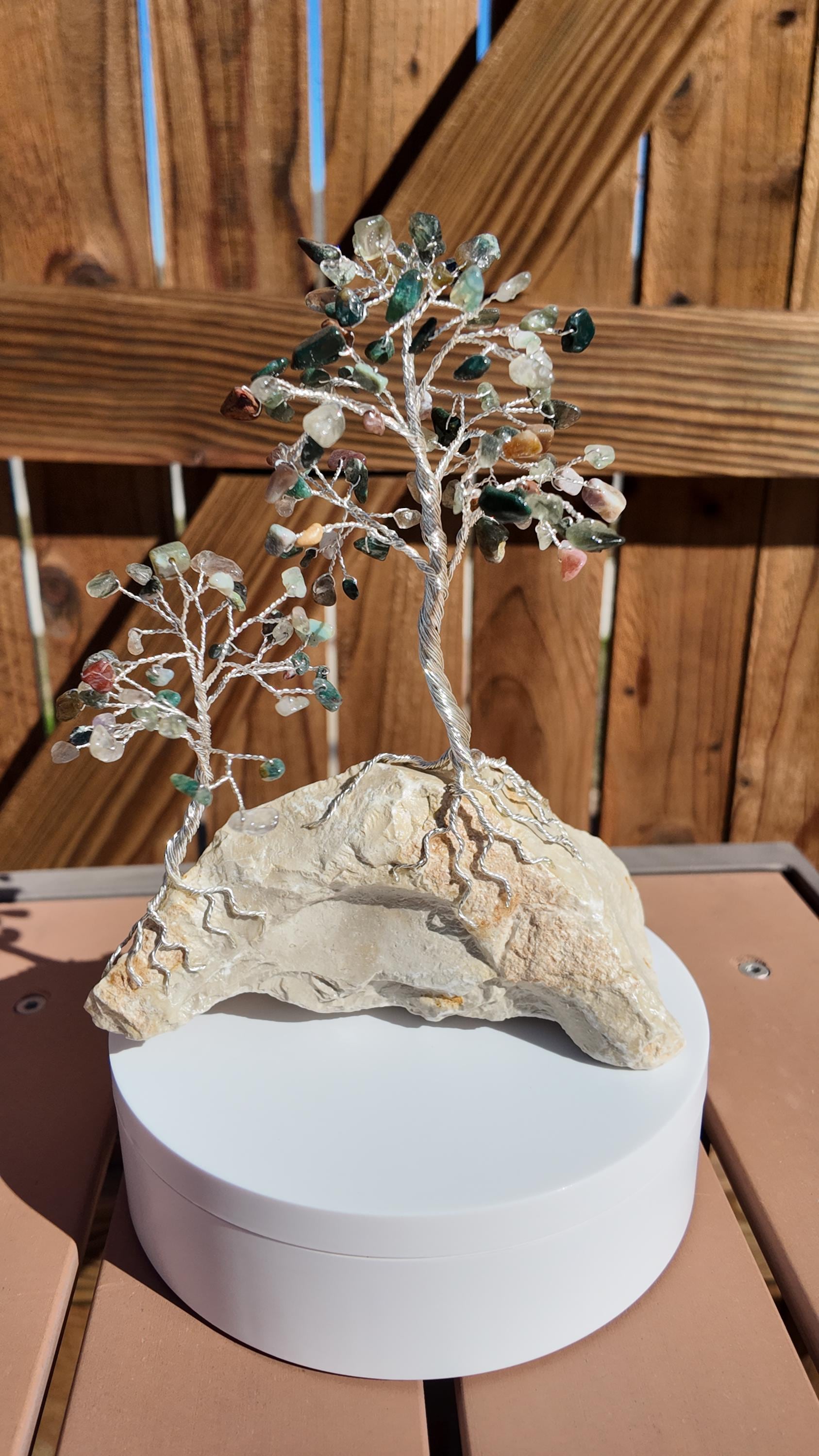 Indian Agate Wire Tree #2515