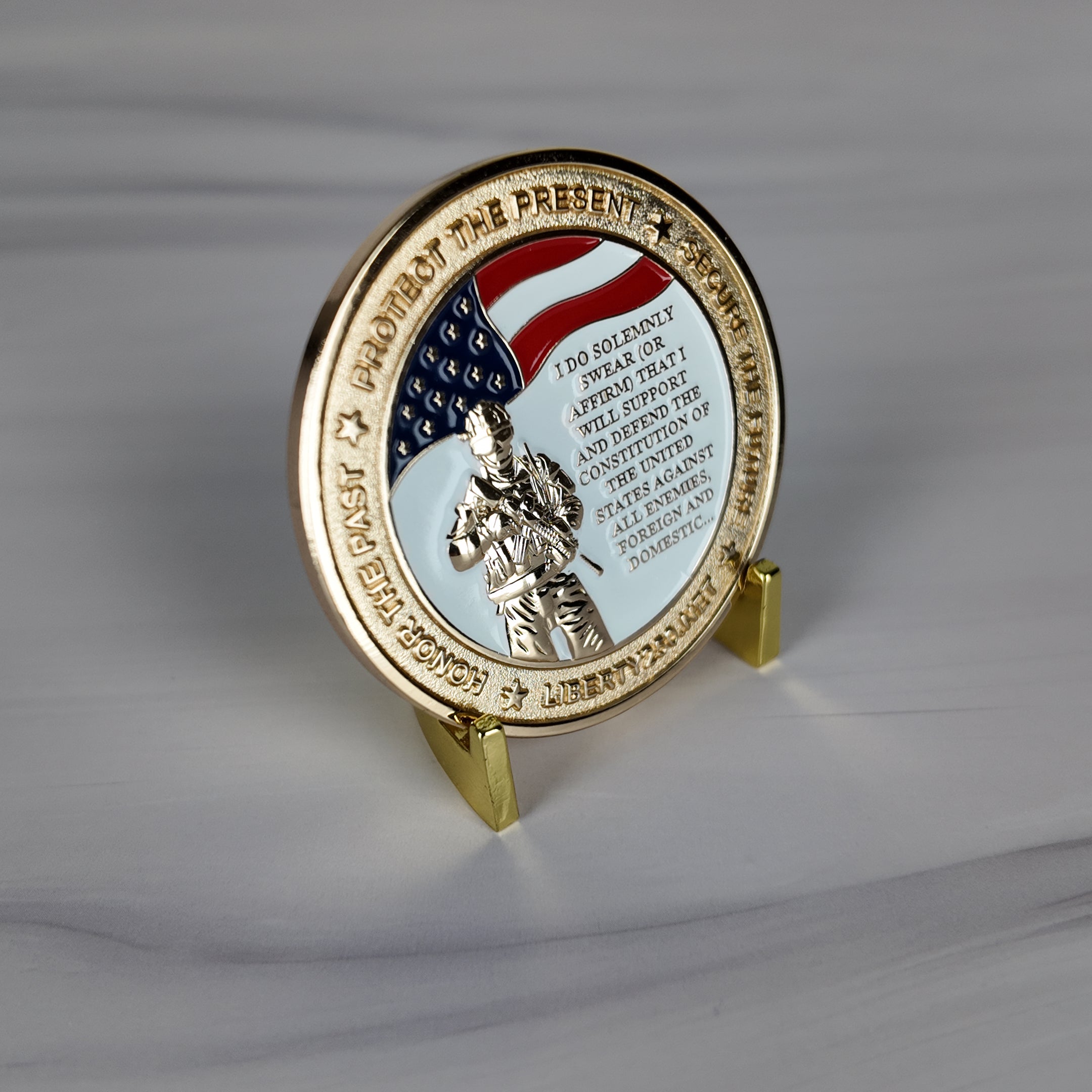 U.S. Armed Forces 250th Commemoration Challenge Coin