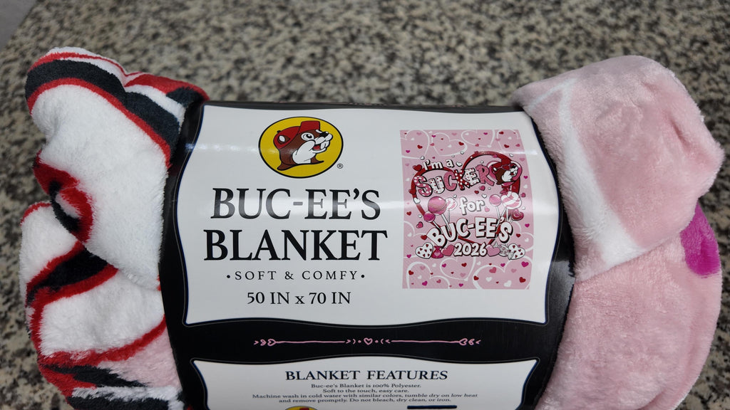 Buc-ee's 2026 Valentines Day Blanket