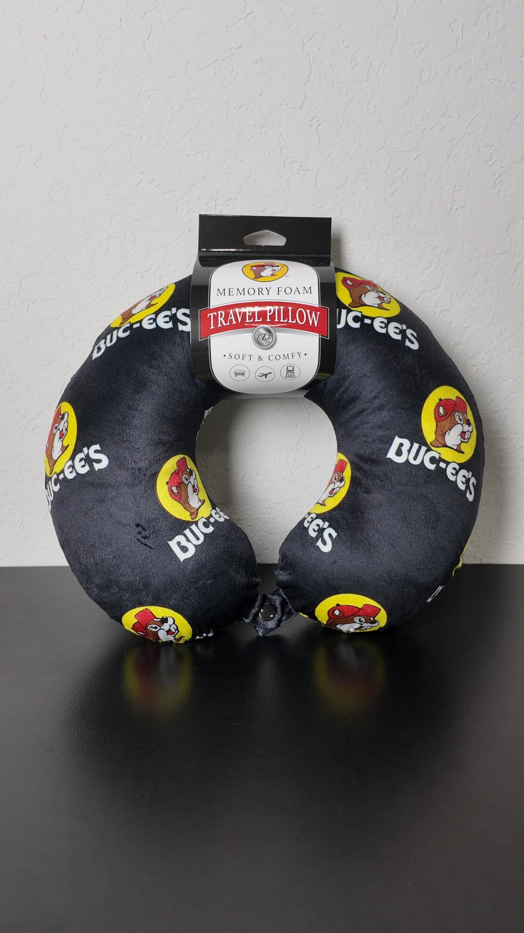Buc-ee Memory Foam Travel Pillow