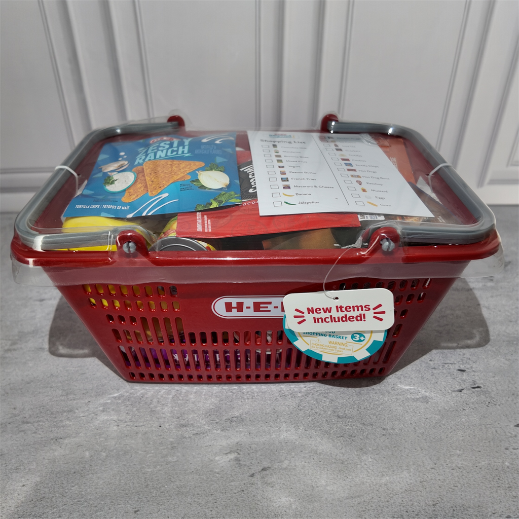 HEB Beyond Imagination Dinner Food Shopping Basket Toy – Ages 3+