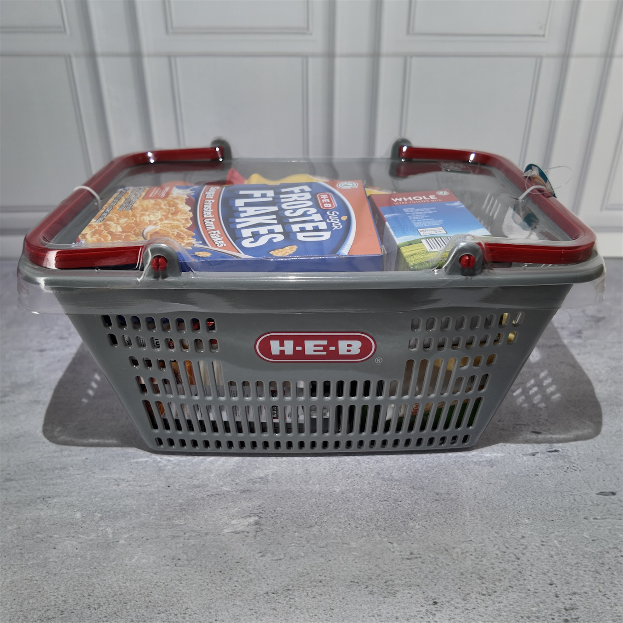 HEB Beyond Imagination Breakfast Food Shopping Basket Toy – Ages 3+