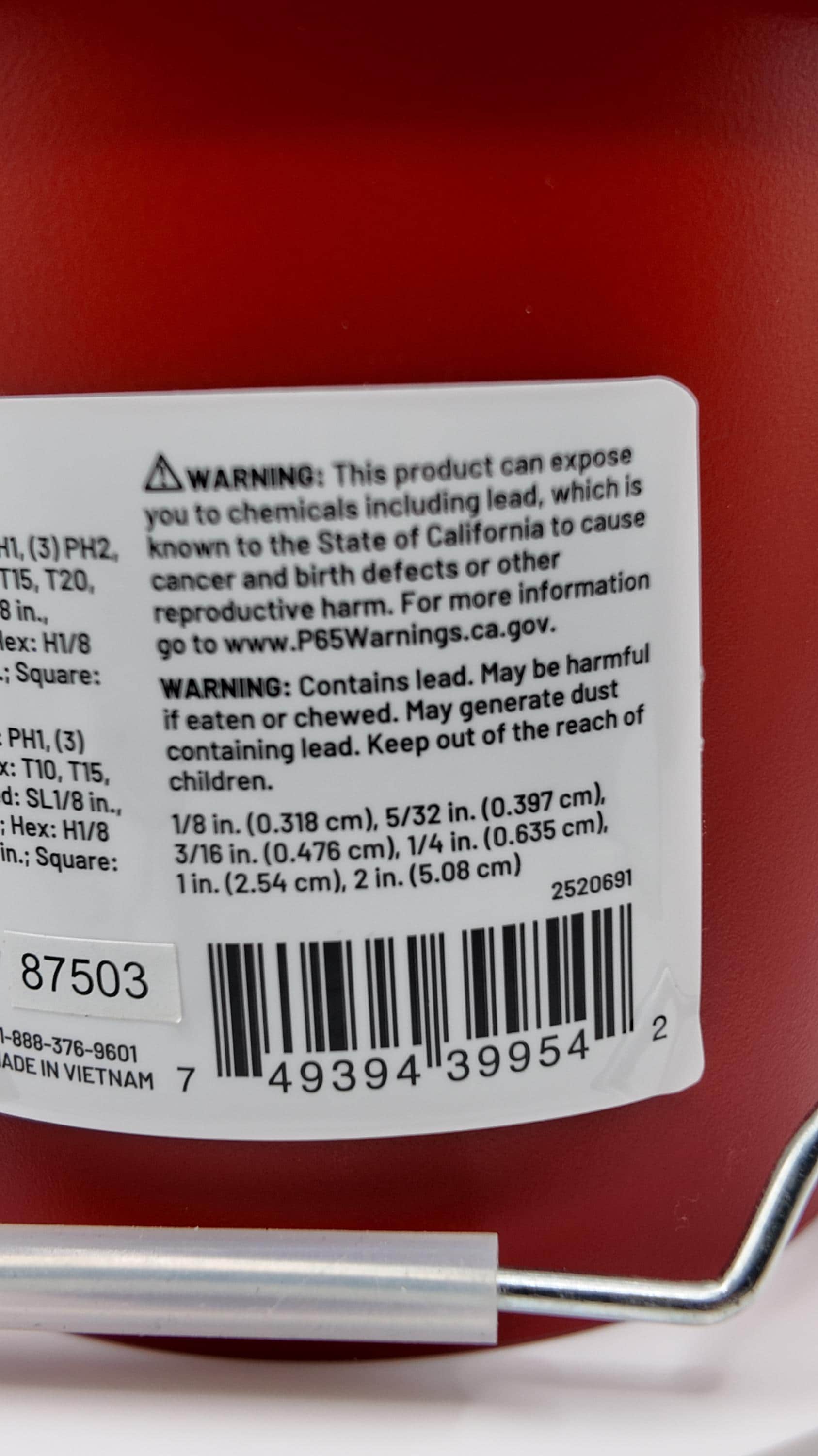 Tractor Supply Co Mini Bucket 49-Piece Impact Bit Set with Milwaukee Logo Sticker