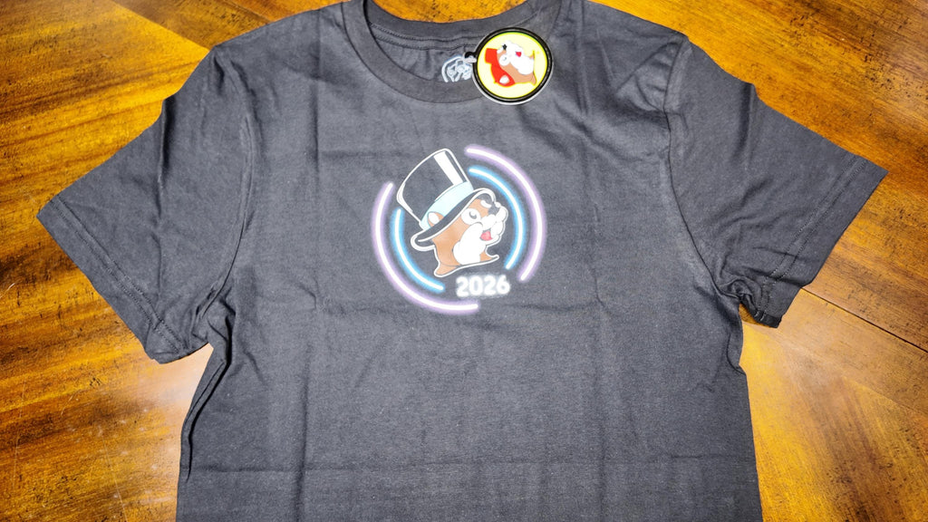 Buc-ee's 2026 Happy New Year Glows in the Dark T-Shirt