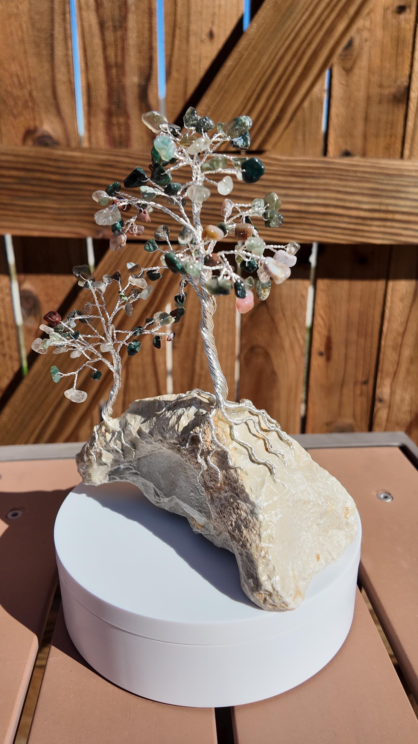 Indian Agate Wire Tree #2515