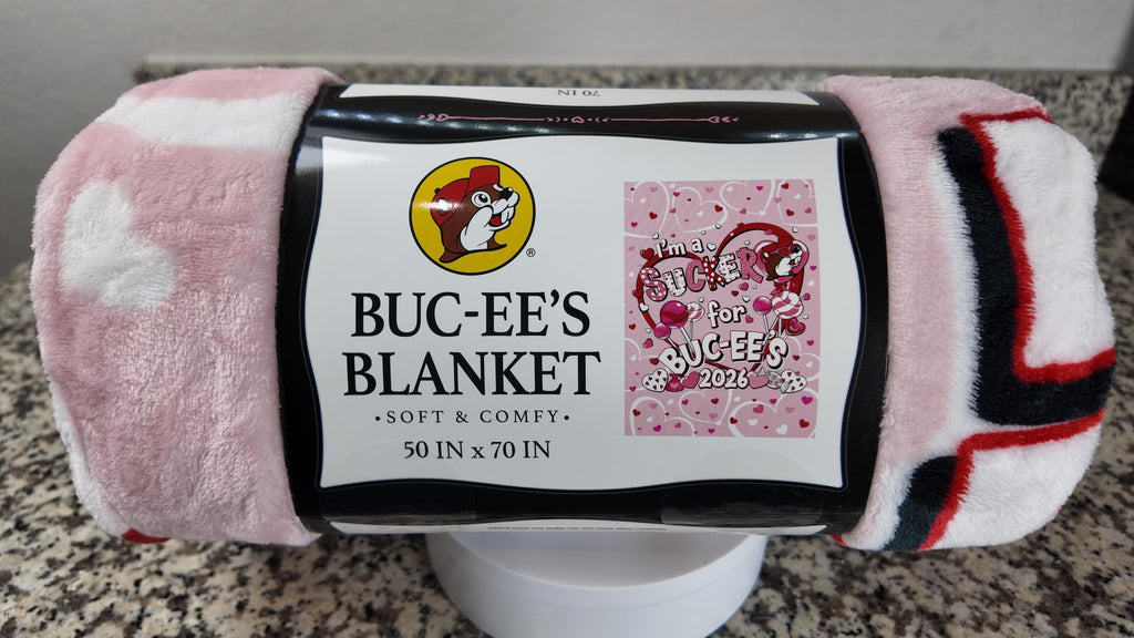 Buc-ee's 2026 Valentines Day Blanket