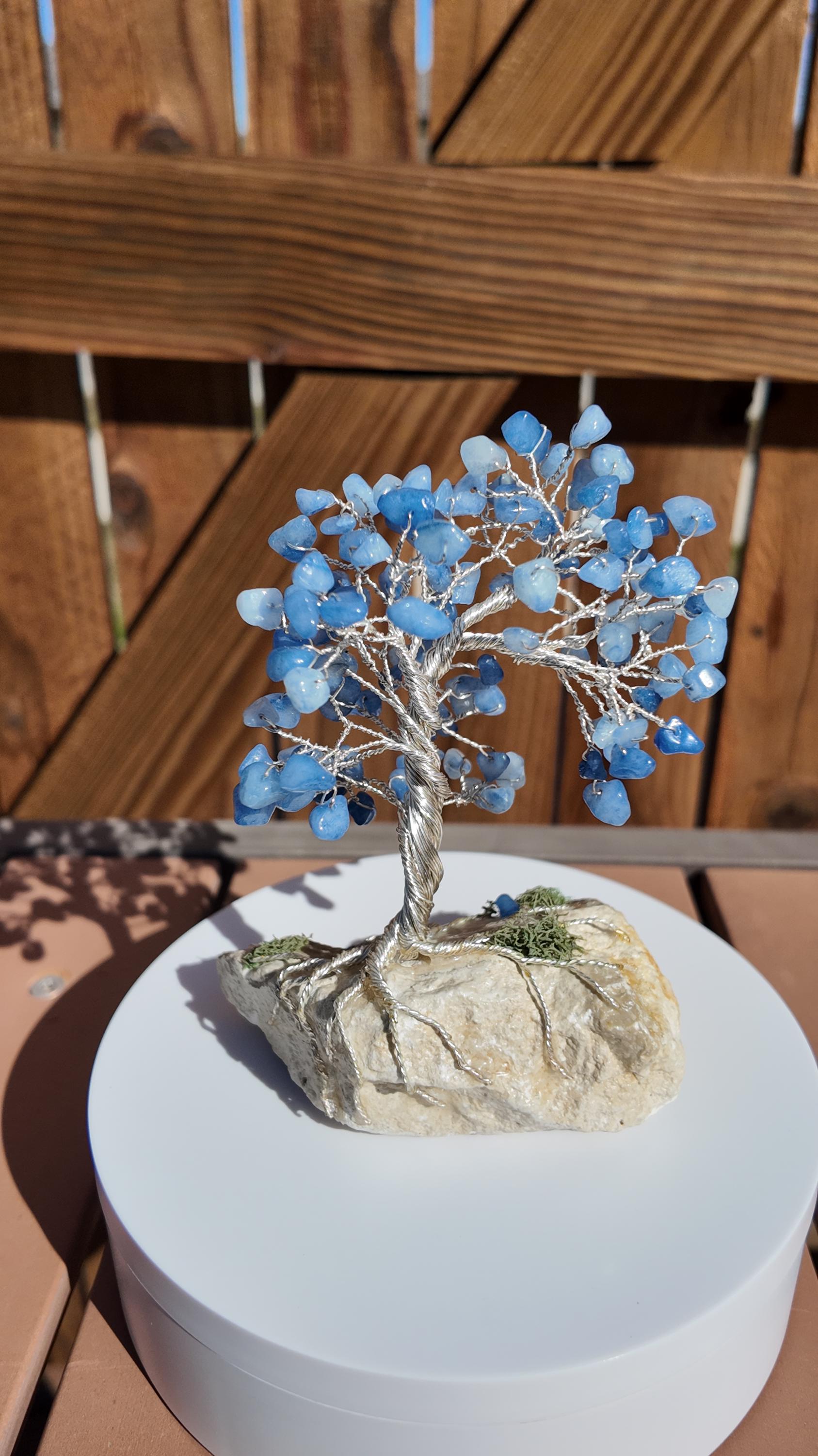 Blue Quartz Wire Tree #2514