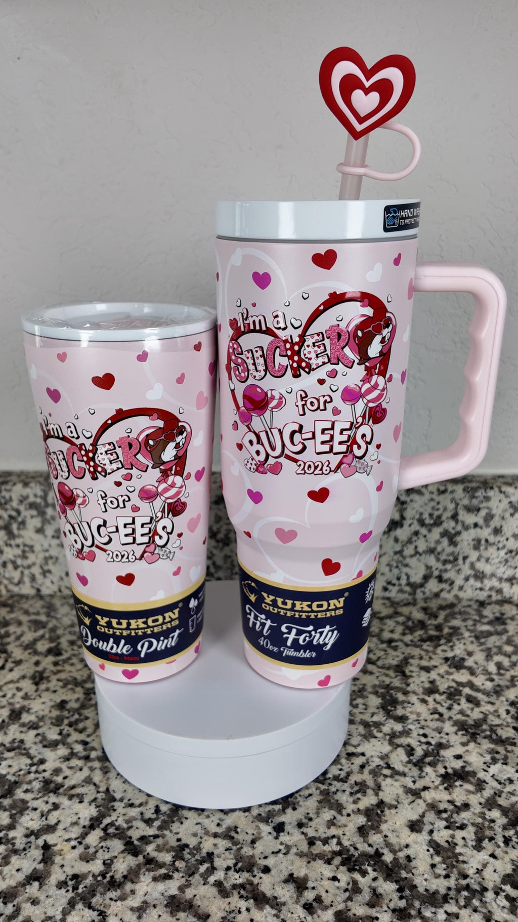 Buc-ee's 2026 Valentine Tumblers