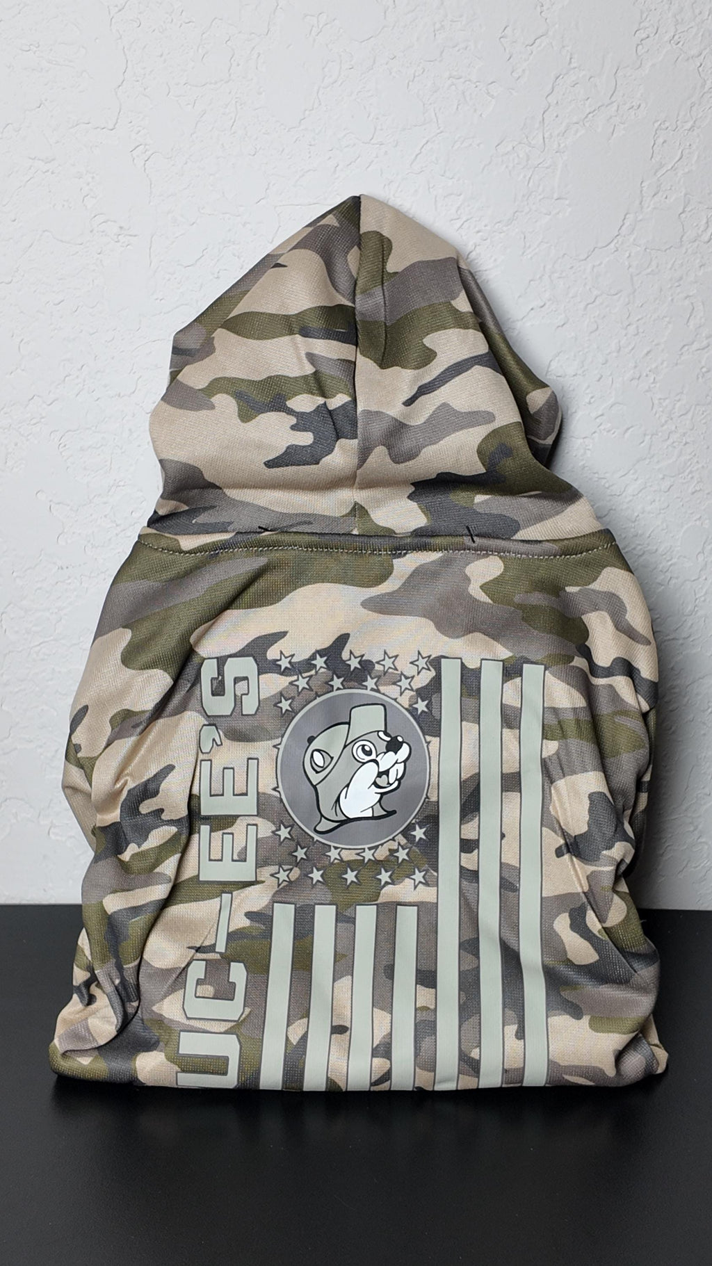 Buc-ee's Pet Hoodie (shirt) camouflage