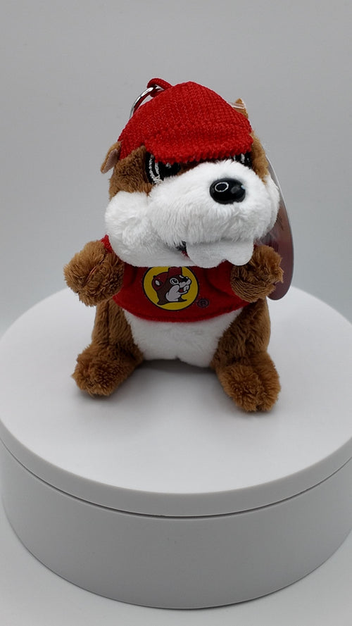 Beaver Plush Keychain, Mini Stuffed Animal Bag Charm Accessory