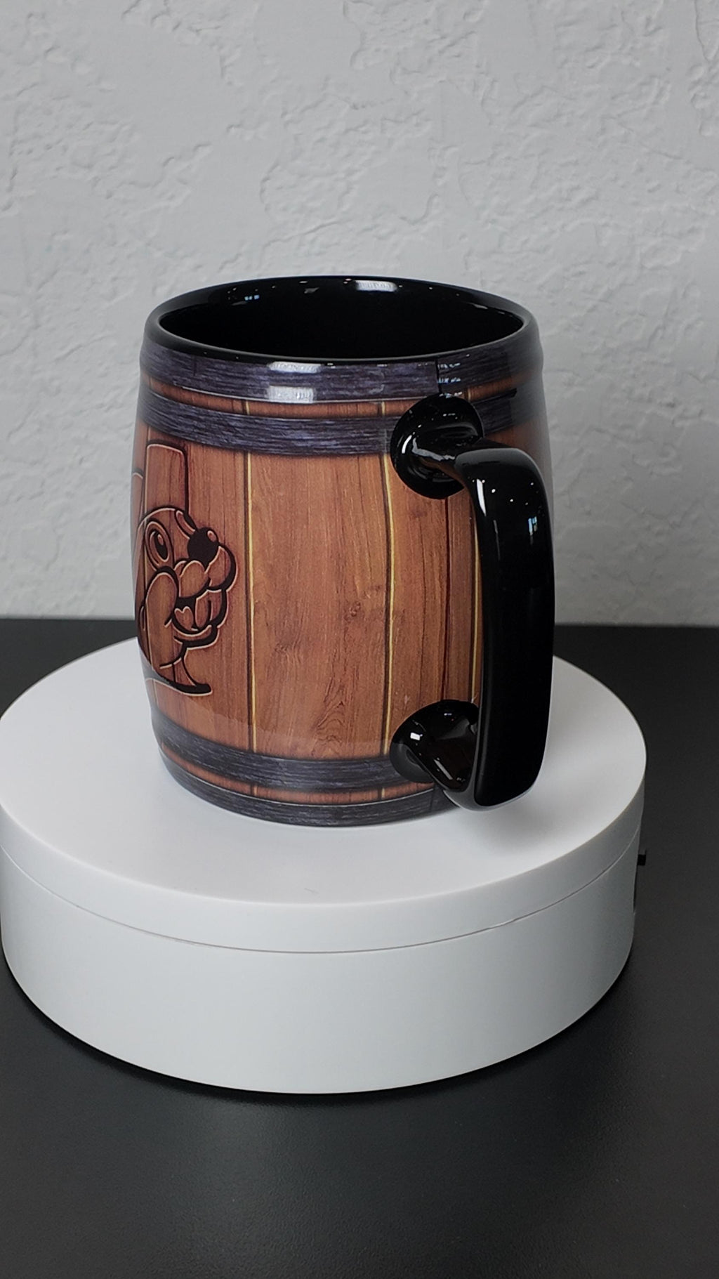 Barrel-Style Coffee Mug – Country Rustic Cup