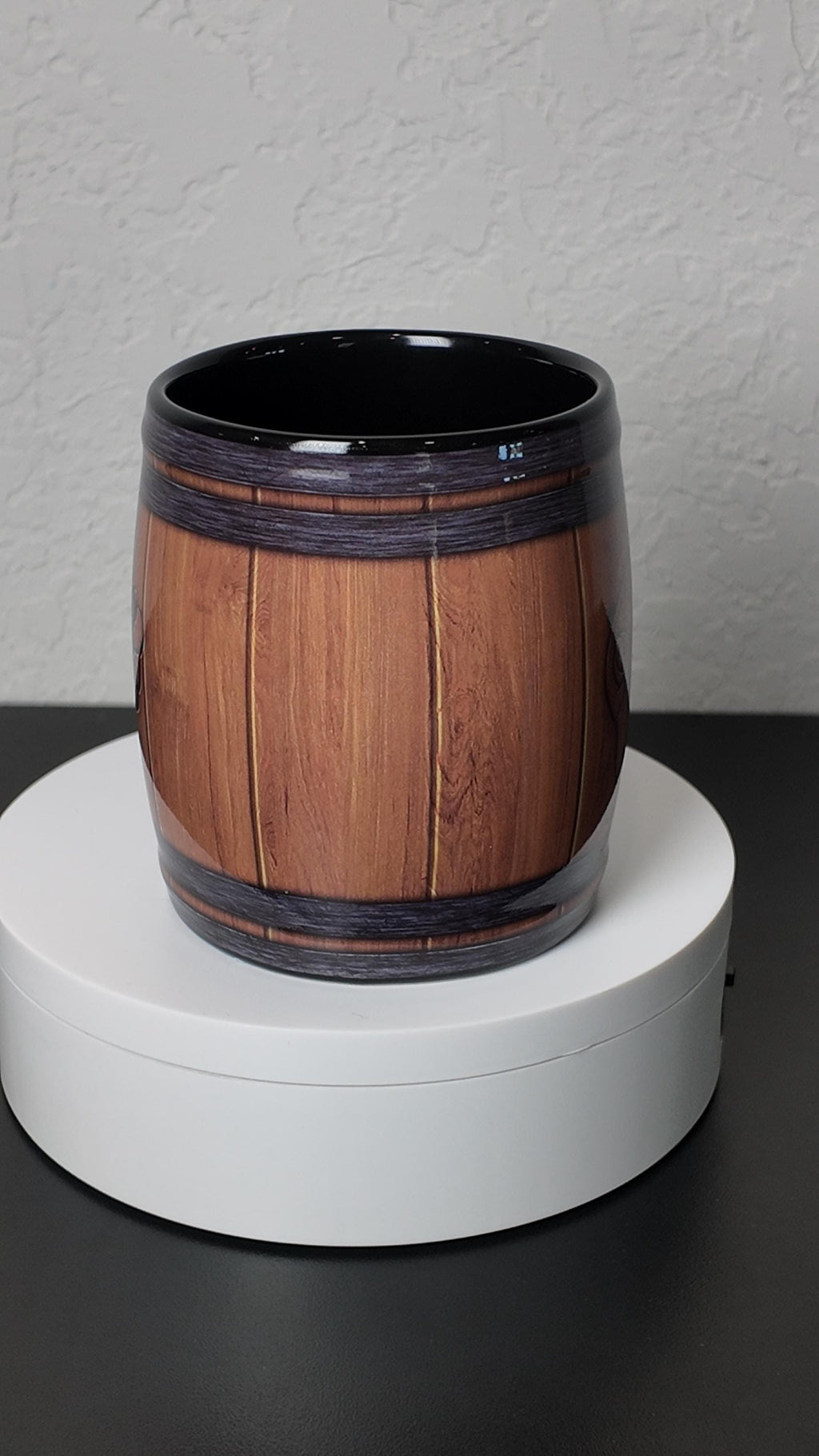 Barrel-Style Coffee Mug – Country Rustic Cup