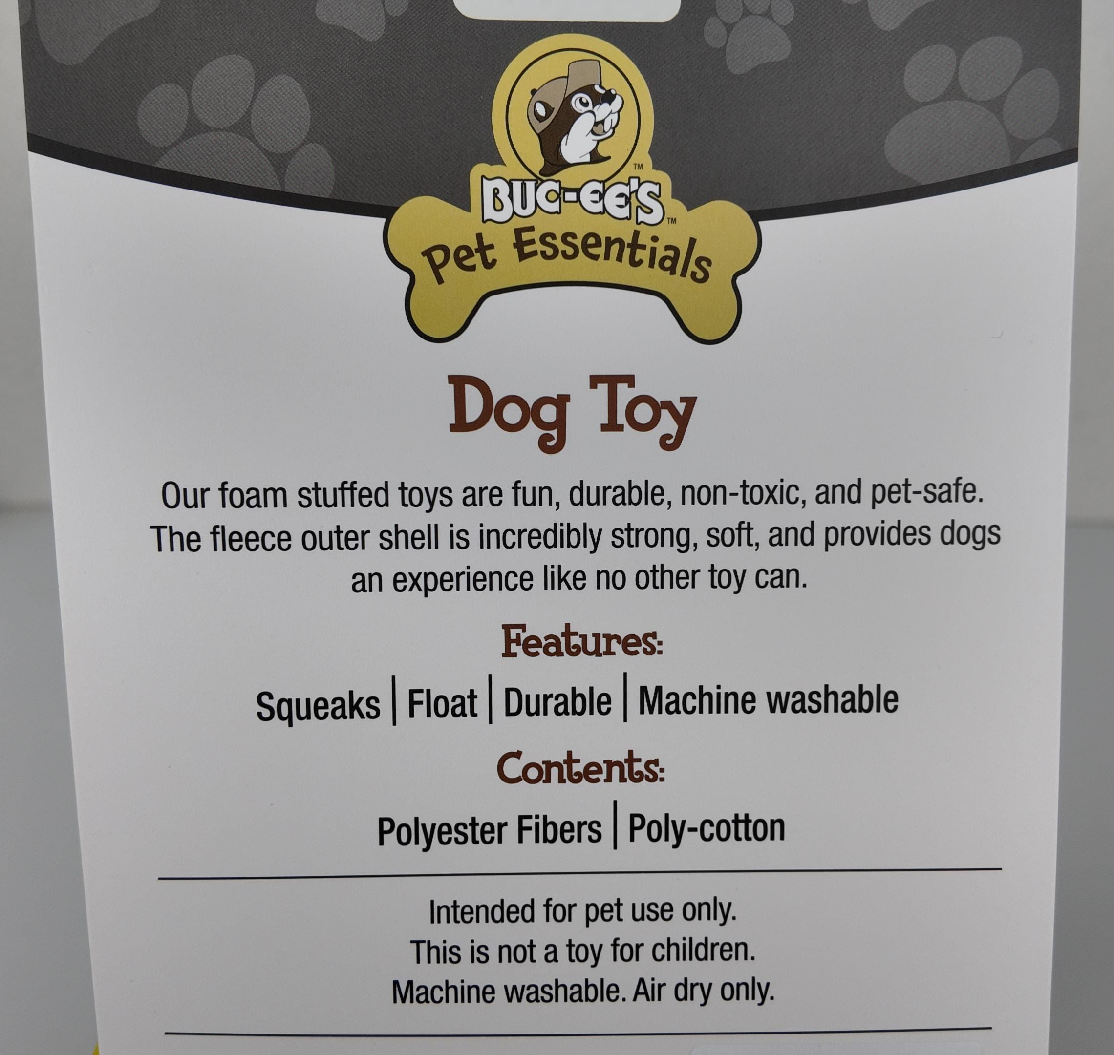 Buc-ee's Mobile Dog Water Cup and Toy Set