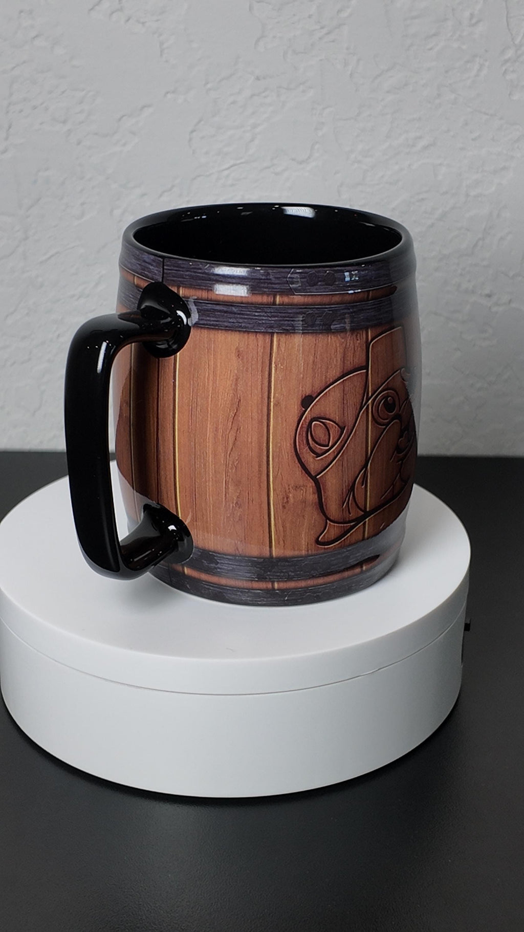 Barrel-Style Coffee Mug – Country Rustic Cup