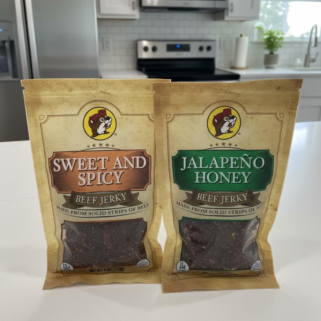 Buc-ee's Beef Jerky Packs