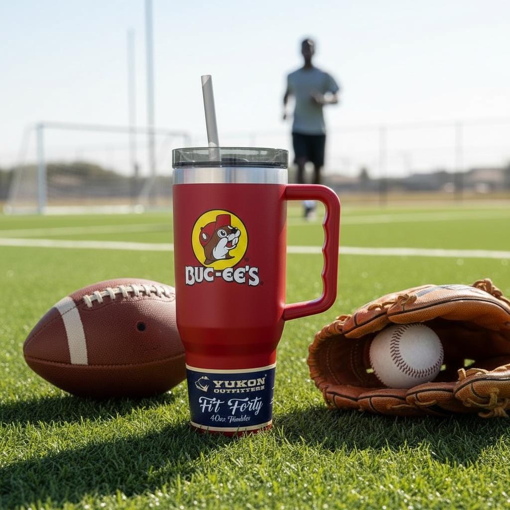 Buc-ee's Tumblers Red and White (40oz, 20oz, 10oz)