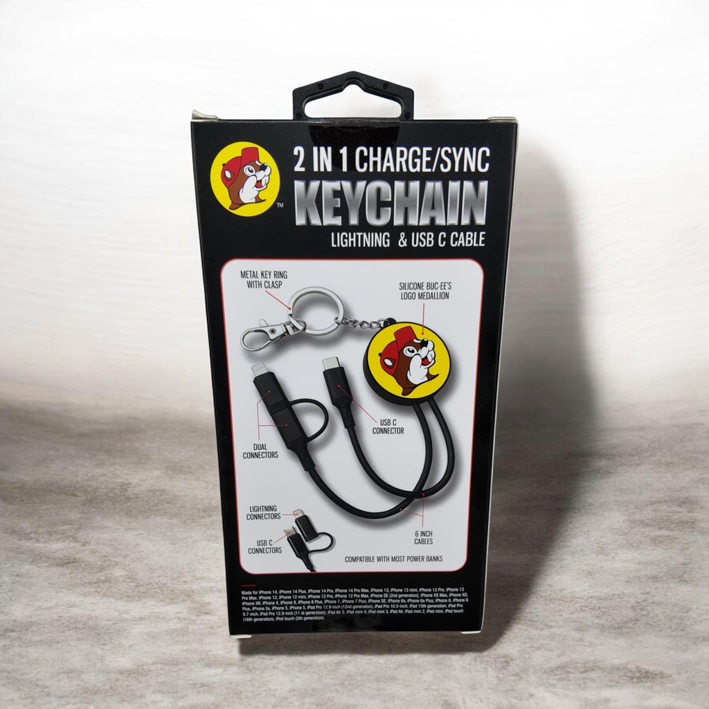 Buc-ee's 2 in 1 Charge and Sync Keychain