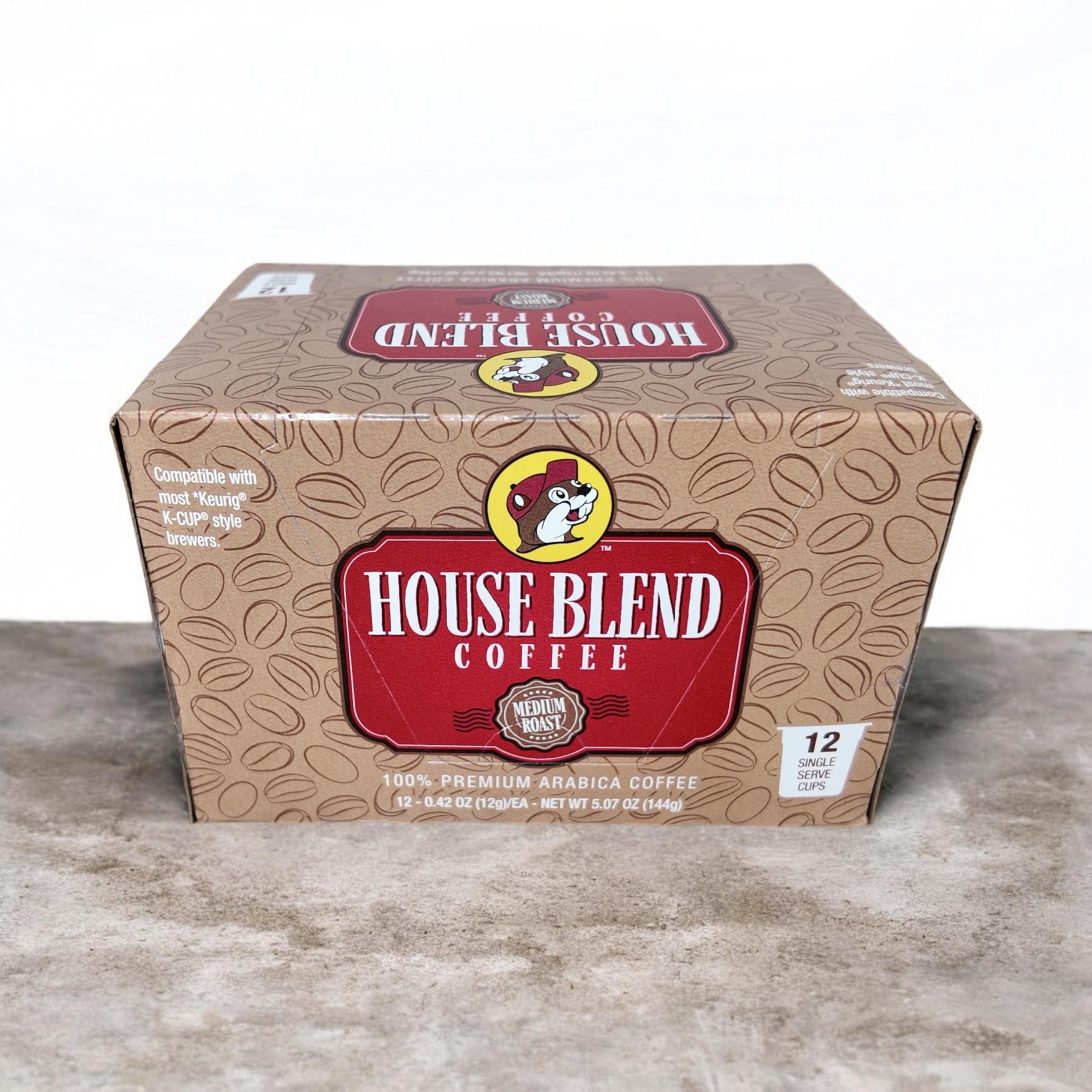 Buc-ee's House Blend Coffee Fresh Ground and K-Cup
