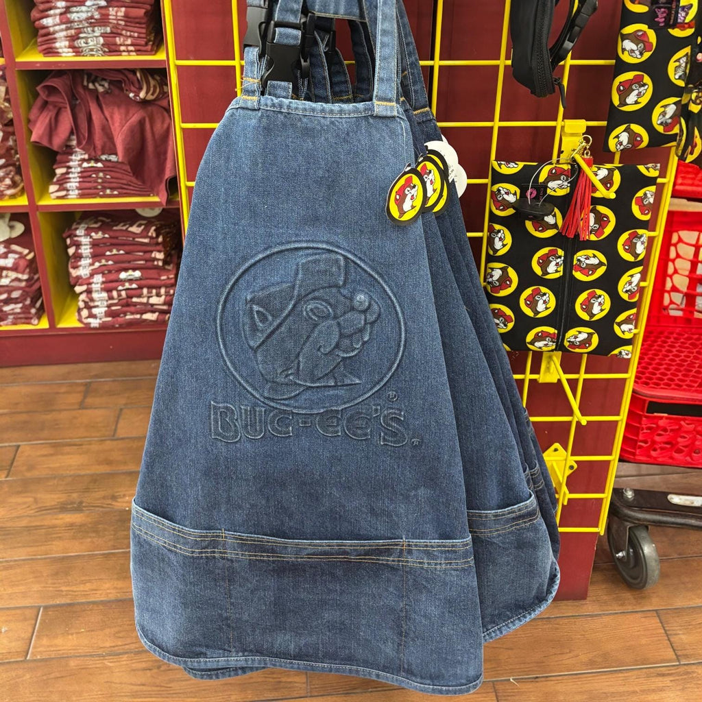 Denim Apron with Embossed Design – Cooking & BBQ Apron