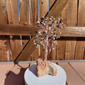 Rhodonite Stone Wire Tree #2506