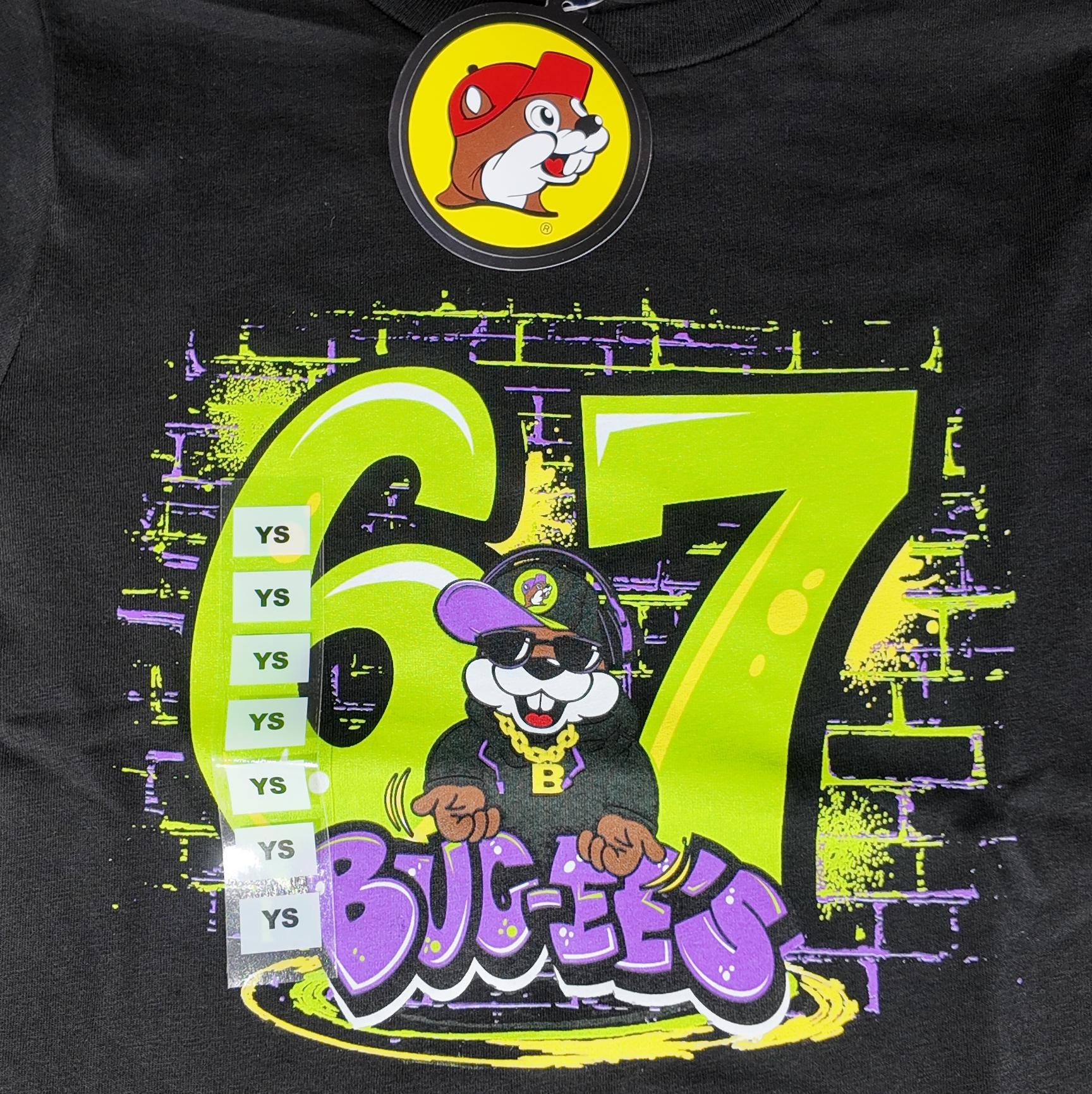 Buc-ee's 67 Graffiti T-Shirt "Authentic"