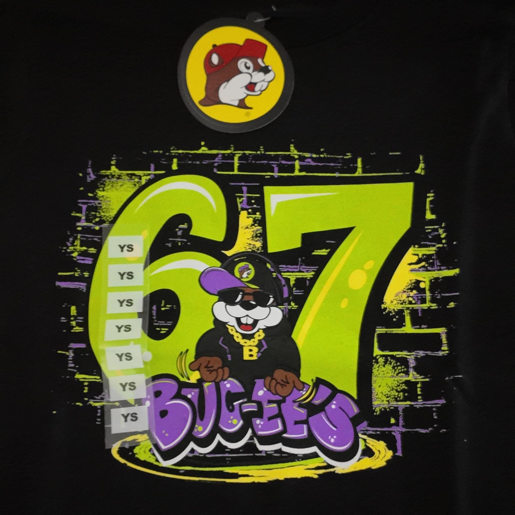 Buc-ee's 67 Graffiti T-Shirt "Authentic"