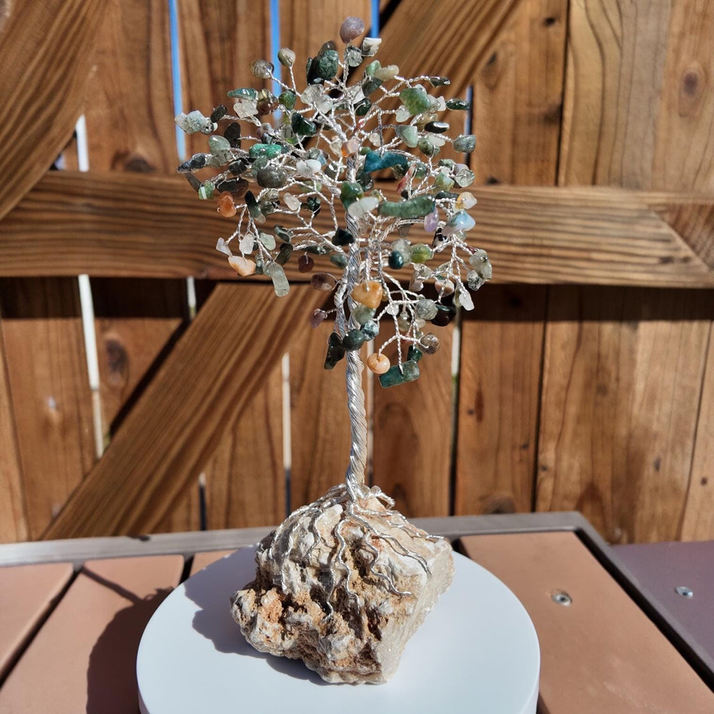 Jasper Stone Chips Wire Tree #2504