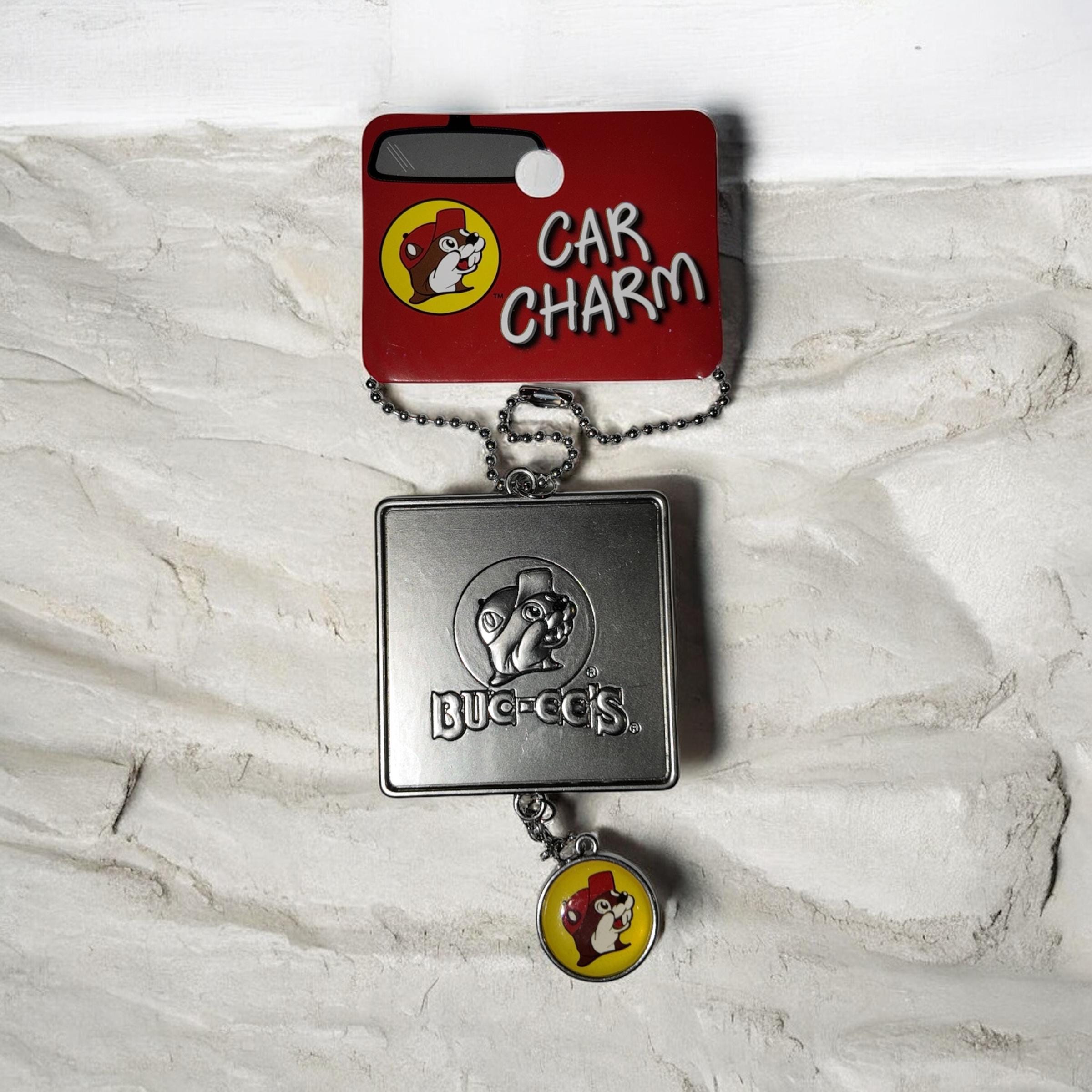 Buc-ee's Car Charms (round and Square)